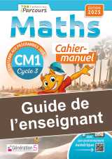 Guide de l'enseignant cahier iparcours maths cm1 (2025)