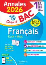 Annales objectif bac 2026 - français 1res stmg - sti2d - st2s - stl - std2a - sthr