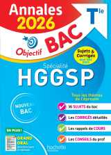 Annales objectif bac 2026 - spécialité hggsp tle - sujets et corrigés