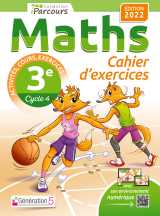 Cahier d'exercices iparcours maths 3e avec cours (édition 2022)