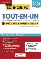 Sciences po - concours commun des iep 2026 - tout-en-un
