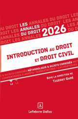Annales introduction au droit et droit civil 2026