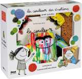 Coffret couleurs des émotions. pop-up et peluche multicolore