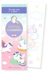 Licornes enchantées - mes petites cartes à colorier
