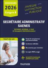 Concours secrétaire administratif et saenes 2026- tout-en-un