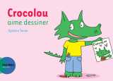 Crocolou aime dessiner