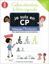 Je suis en cp - cahier d'écriture : les lettres majuscules