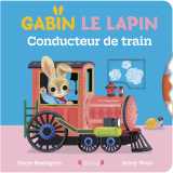 Gabin le lapin - conducteur de train