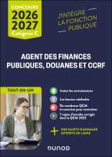 Concours commun agent des finances publiques, douanes et ccrf - 2026-2027