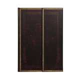 Carnet à couverture rigide noir marocain - grand - non ligné - 128 p.