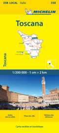 Carte départementale toscana