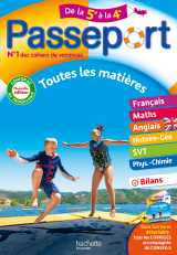 Passeport - toutes les matières - de la 5e à la 4e - cahier de vacances 2026