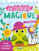 Mon p'tit hemma - mon coloriage magique - le printemps ! - colorie et les motifs apparaissent