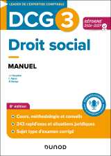 Dcg 3 - droit social - manuel - réforme 2026-2027