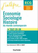Ecg 1 et ecg 2 -  economie, sociologie, histoire du monde contemporain 2026-2027