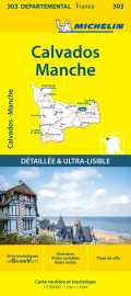 Carte départementale calvados, manche