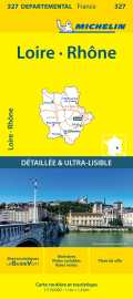 Carte départementale loire, rhône