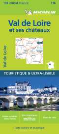 Carte zoom val de loire et ses châteaux