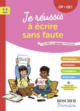 Je réussis à écrire sans faute cp-ce1