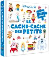 Disney baby - mon grand livre puzzle 16 pièces - le cache-cache des petits