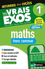 Interros des lycées maths 1re tronc commun