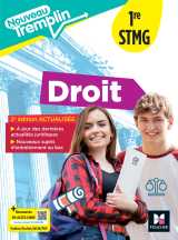 Nouveau tremplin - droit - 1re stmg - éd. 2025 - livre élève