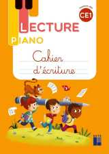 Lecture piano - cahier d'écriture ce1 programmes 2025