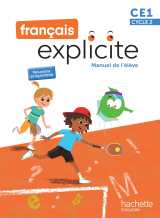 Français explicite ce1 - livre de l'élève - ed. 2025