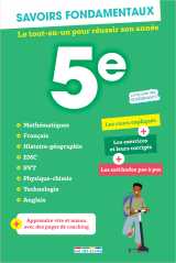 Savoirs fondamentaux 5e - toutes les matières