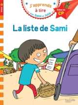 Sami et julie cp niveau 1 la liste de sami