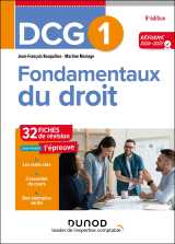 Dcg 1 - fondamentaux du droit - fiches - réforme 2026-2027