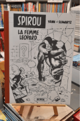 Spirou - la femme leopard - tirage de tete