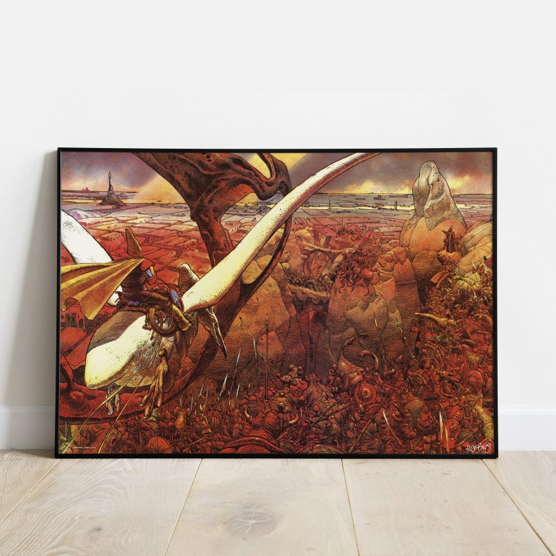 TIRAGE D'ART - JEAN GIRAUD MOEBIUS - ECHAPPEE BELLE